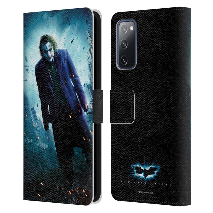 Head Case Designs Offizielle The Dark Knight Joker-Poster Wichtige Kunst Leder-Wallet-Hülle Kompatib