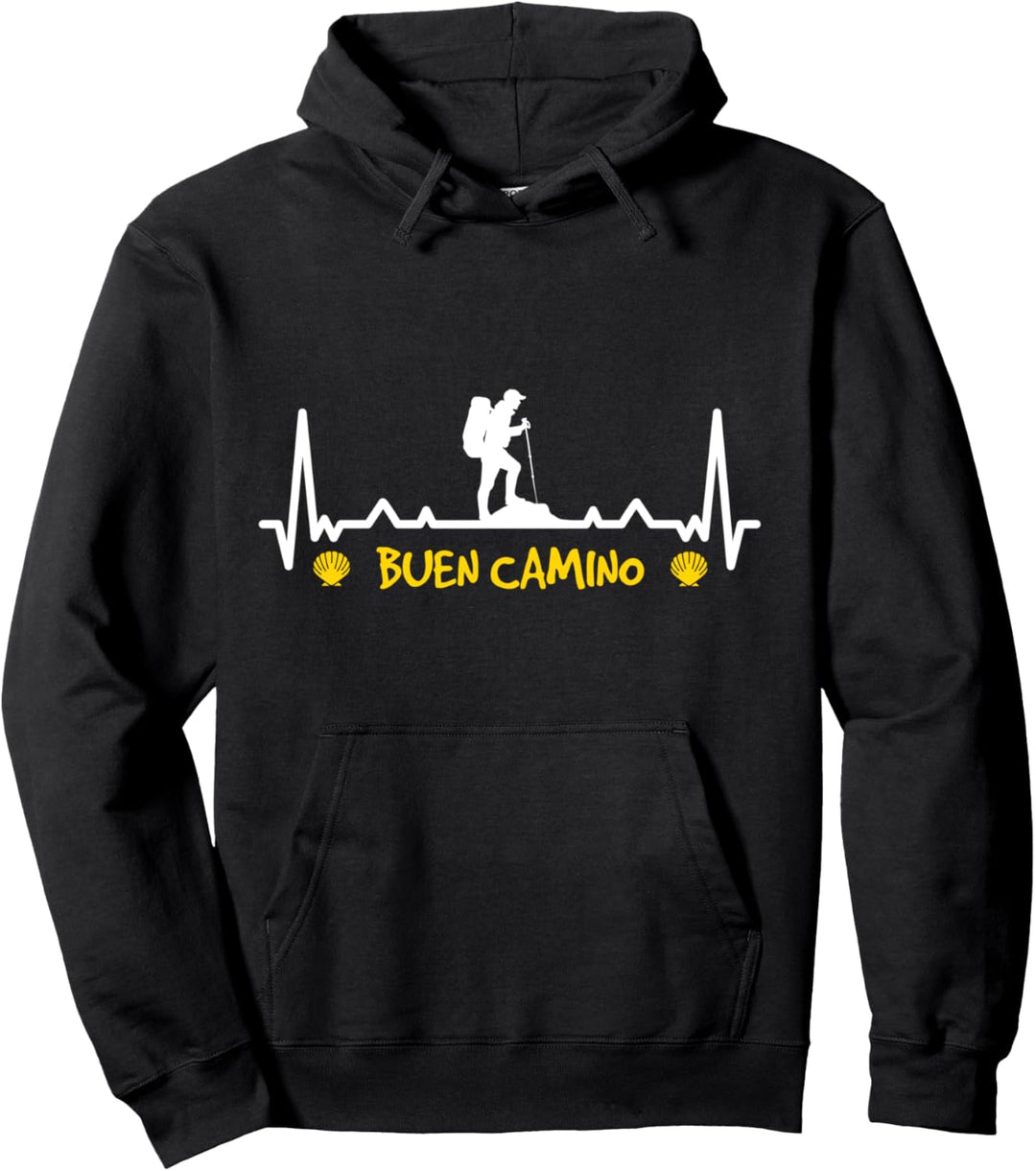 Buen Camino Pilgerfahrt Jakobsweg Camino de Santiago Pilger Pullover Hoodie