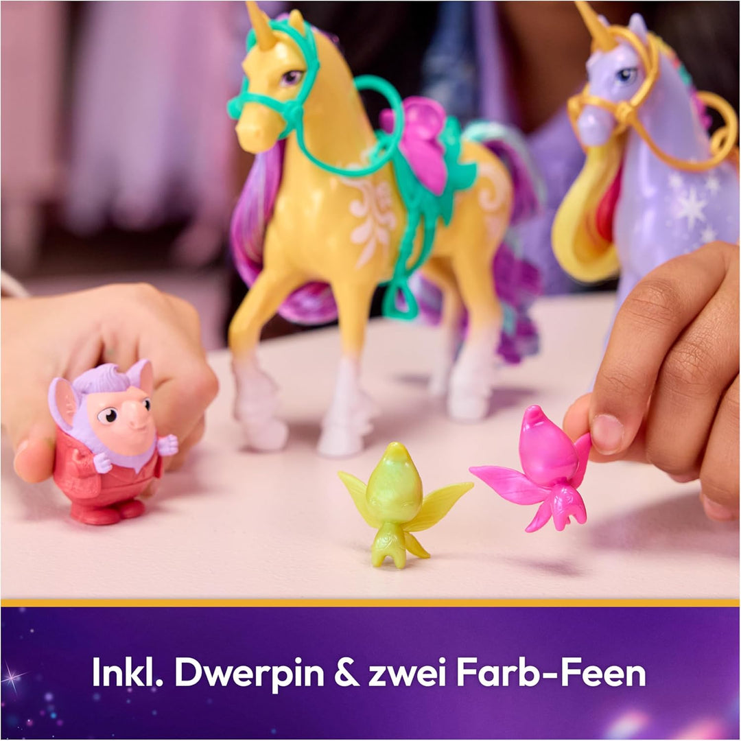 Unicorn Academy - Abenteuer-Set, mit Ravenzella, Sophia, AVA, Wildstar, Leaf und weiteren Figuren, c