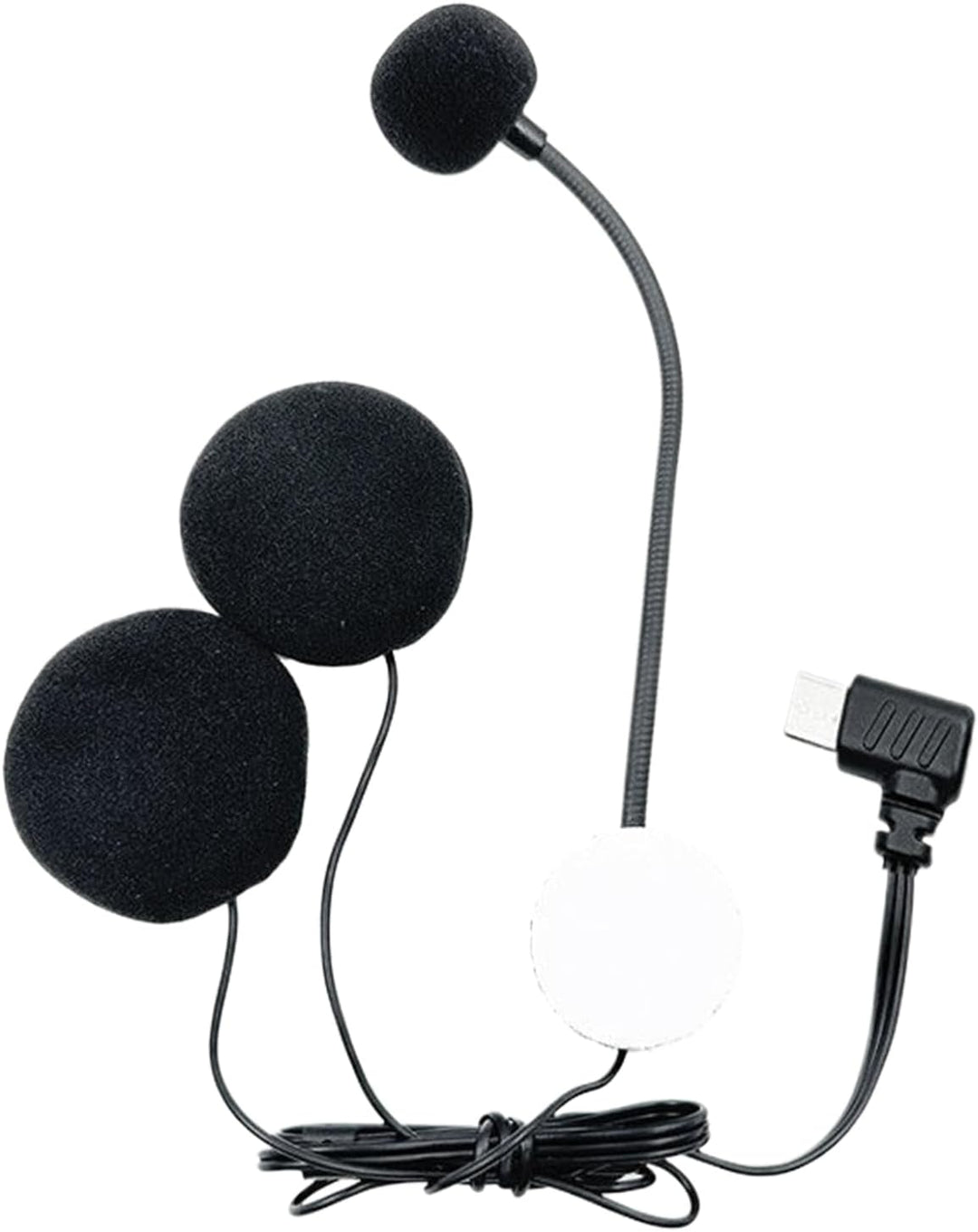 Helmmikrofon und Lautsprecher, Motorradhelm-Mikrofon – Typ-C-Stecker, wasserdicht, High-Definition-R