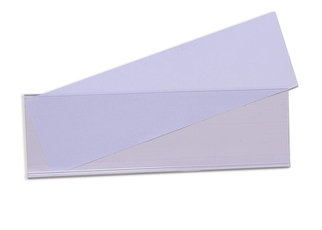 Magnetische Etikettenhalter für Einstecketiketten 100 mm Breit/Tickethalter/Etiketten Halter (21 mm
