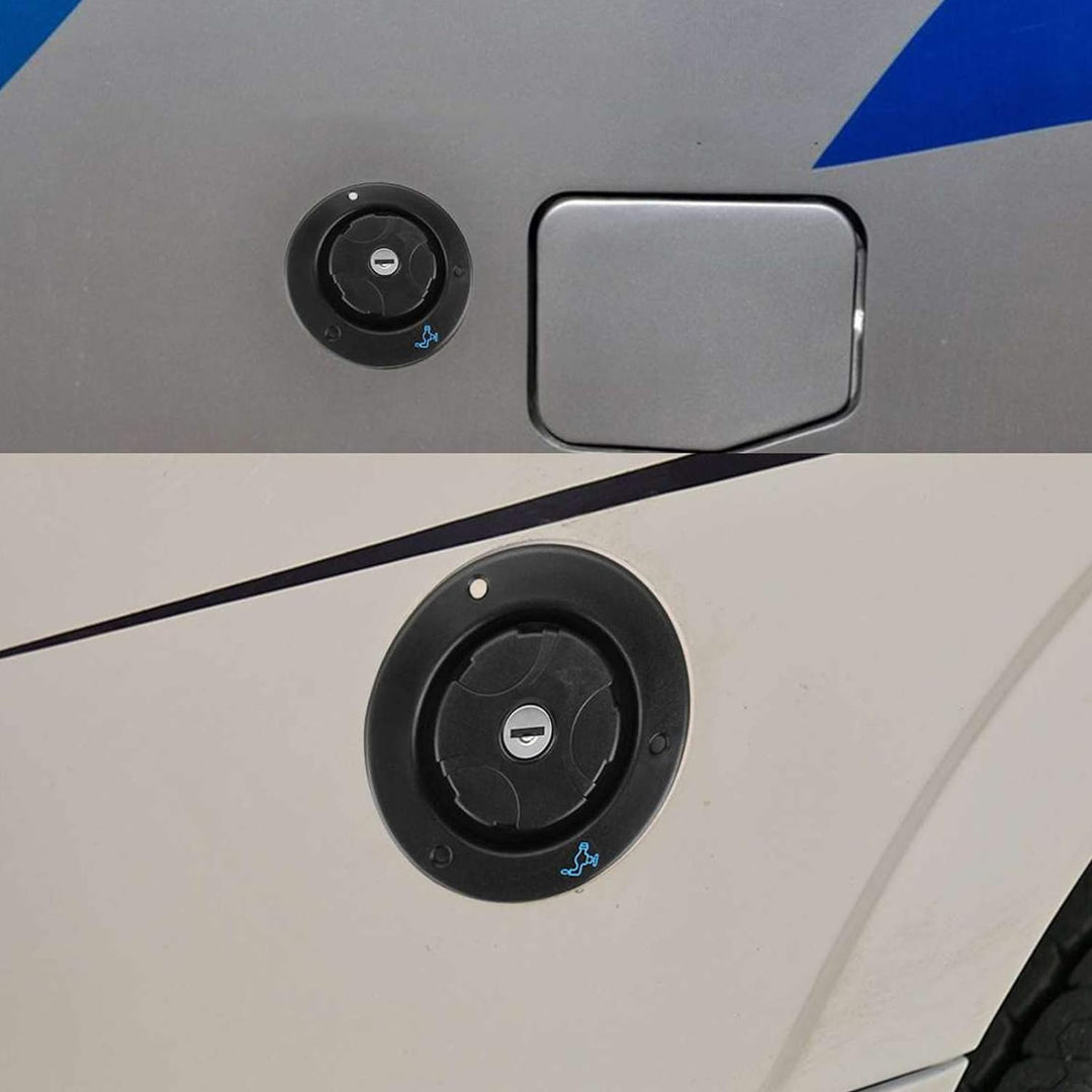 Tankdeckel 80mm Wassertankdeckel mit 2 Schlüsseln Auslaufsicherer Wasser Trinkwasser Wasserdeckel fü