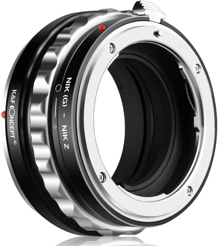 K&F Concept Nikon G-NIK Z Bajonettadapter Objektiv Ring für Nikon G/F/AI/D Objektive auf Nikon Z 7 u