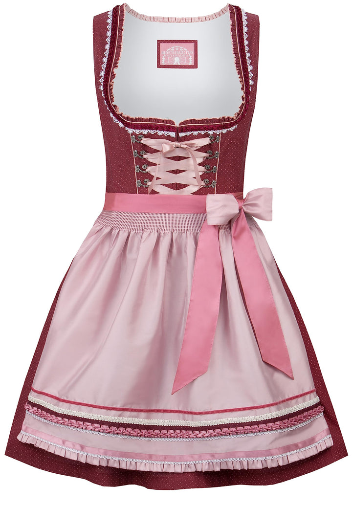 Stockerpoint Damen Dirndl Harper Kleid für besondere Anlässe 32 Altrosa, 32 Altrosa