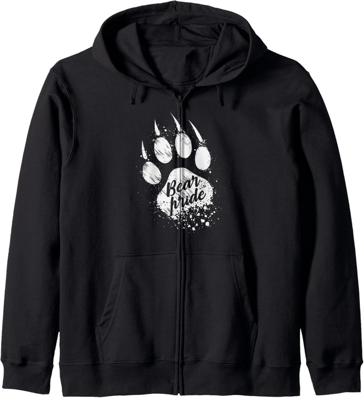 Bear Community, Bear Paw, Discreet Gay Bear Pride Kapuzenjacke