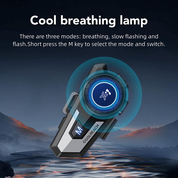 Motorradhelm Bluetooth Motorrad Helm Bluetooth Headset, Sking Kopfhörer Lautsprecher, CVC Geräuschun