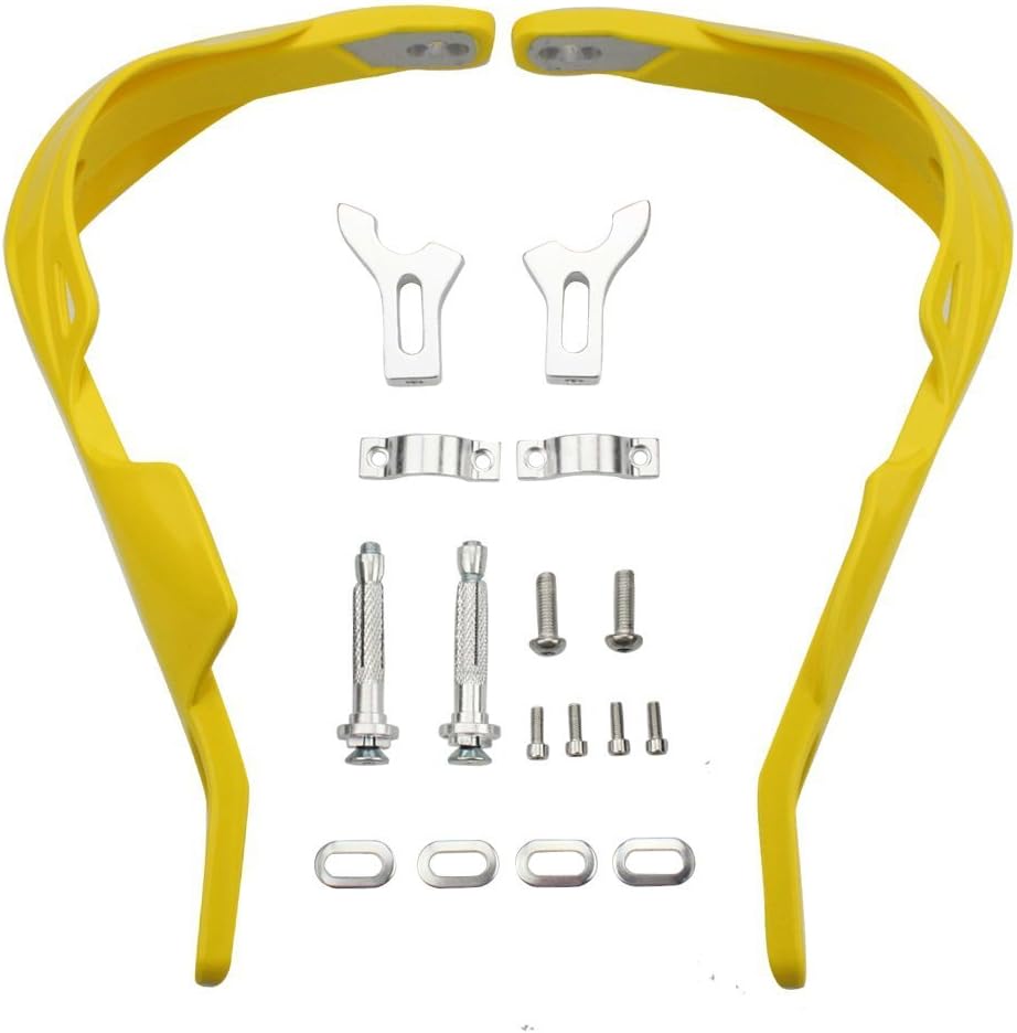 GOOFIT 7/8"Aluminium-Legierung Lenkerhandbürste Guards Schutzhandschützer Assy Ersatz für Motocross-