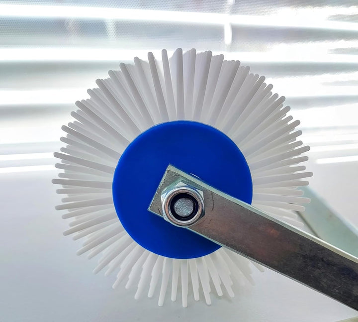 Stachelwalze - Igelwalze - Entlüfterrolle - mit Spritzschutz b= 750mm, l (Stachel) = 21mm - Entlüftu