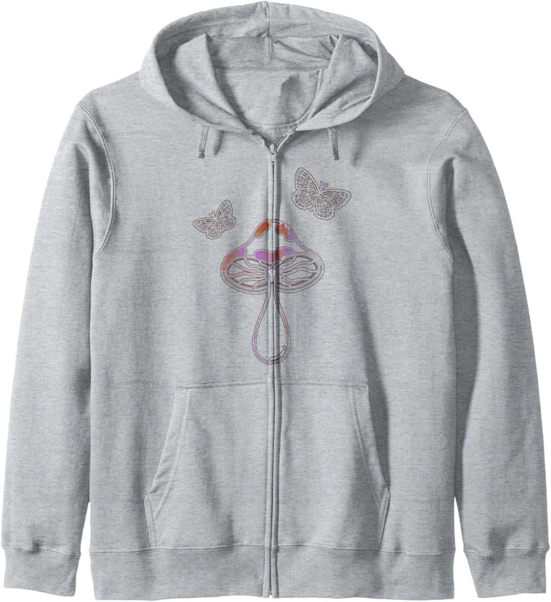 Trendy Painted Mushroom Pocket Kapuzenjacke