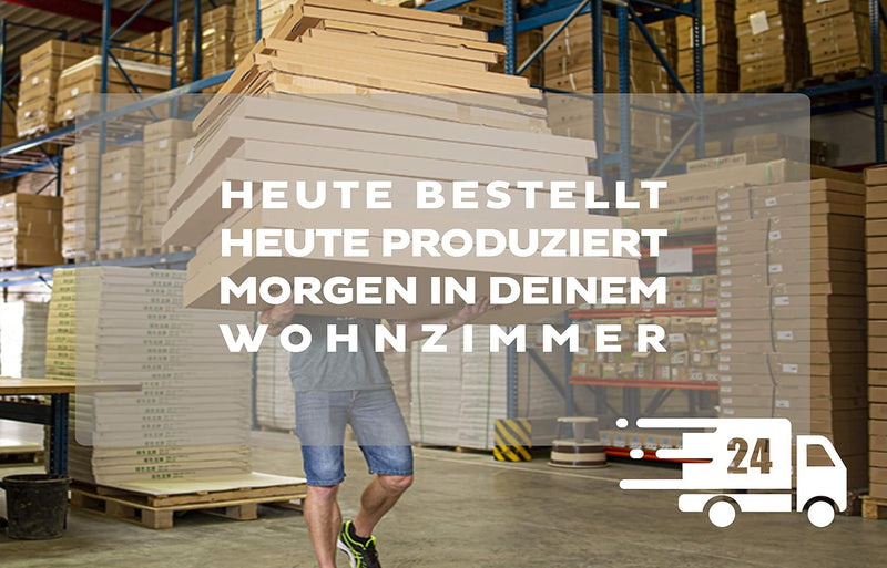Infrarot Heizung mit Thermostat 1000 Watt - 5 Jahre Herstellergarantie - Überhitzungsschutz - TÜV -