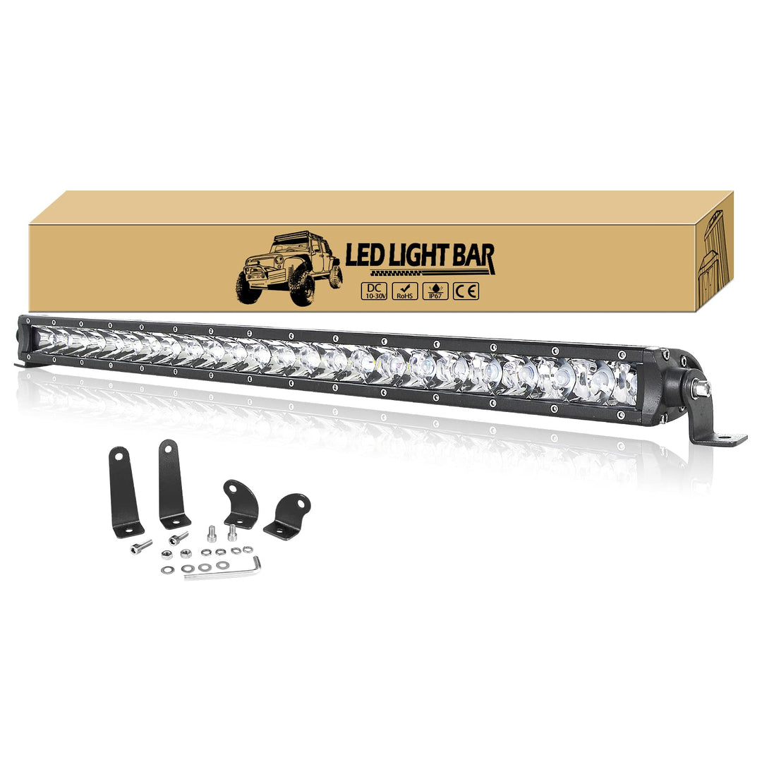 Willpower 25 Zoll 63cm 120W LED Arbeitsscheinwerfer Bar Enzelne Reihe LED Scheinwerfer 12V 24V Wasse