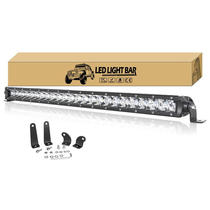 Willpower 25 Zoll 63cm 120W LED Arbeitsscheinwerfer Bar Enzelne Reihe LED Scheinwerfer 12V 24V Wasse