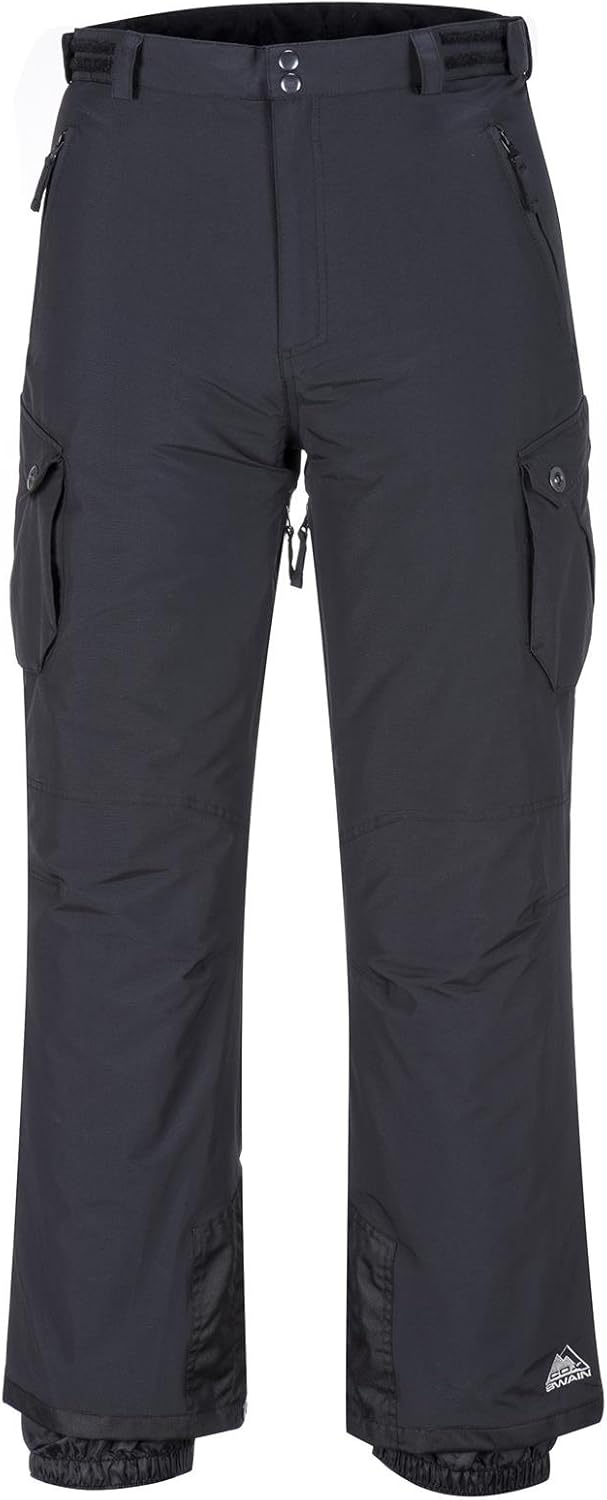 Cox Swain Herren Ski-/Snowboardhose Jackson - 8.000mm Wassersäule XXL Schwarz, XXL Schwarz