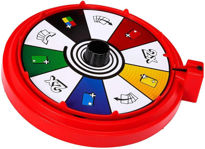 Mattel Games UNO Spin Kartenspiel für Kinder, Erwachsene und Spieleabende mit der Familie, Klassisch