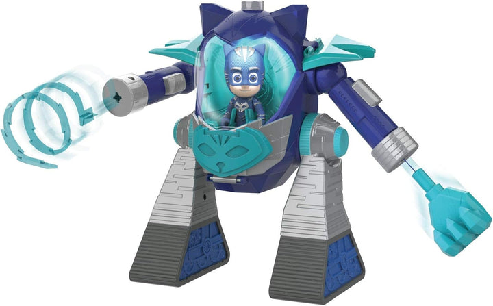 Simba 109402463 PJ Masks Turbo Roboter Catboy, mit Licht, mit Kanone, 23cm, PJ Masks Turbo Roboter C