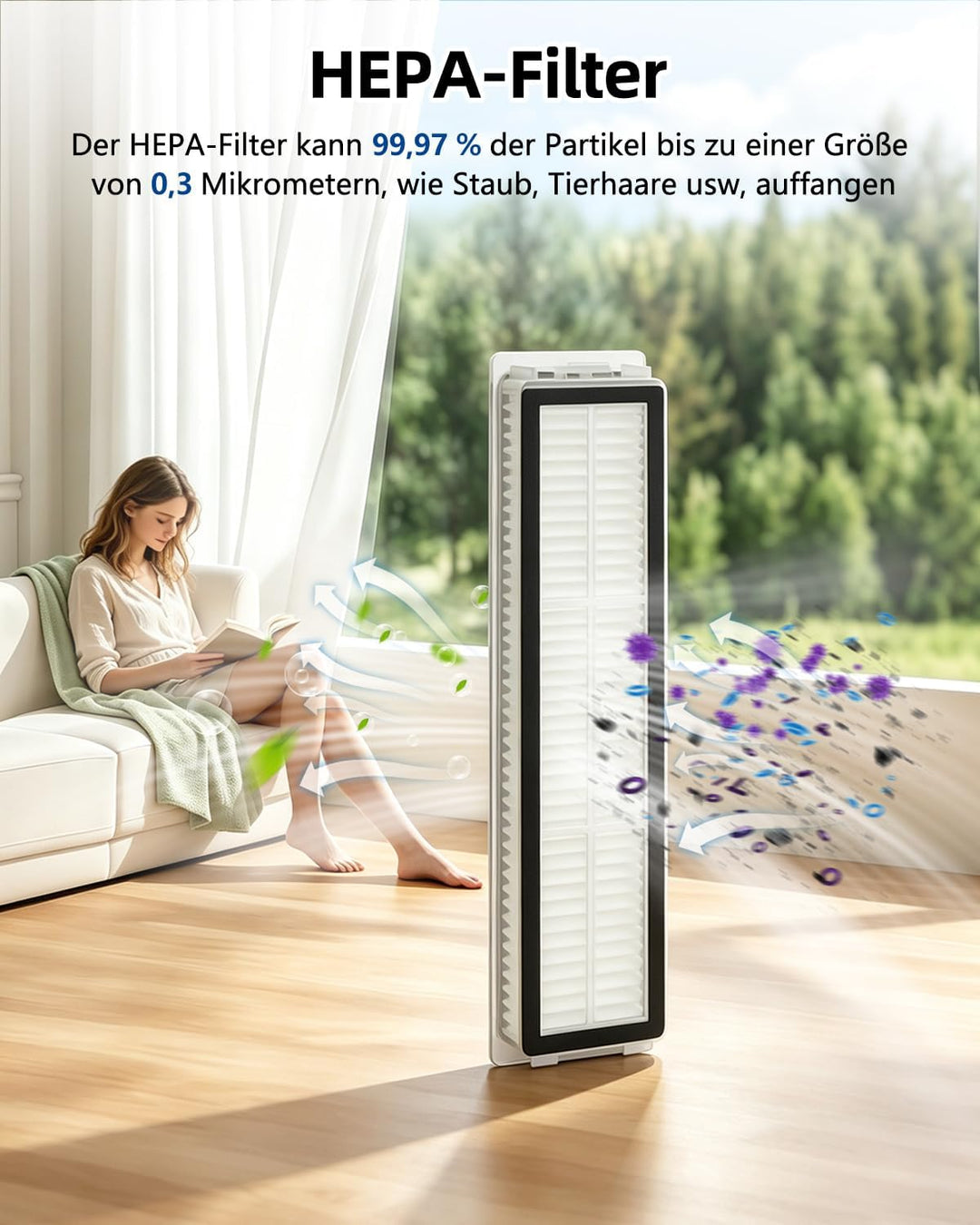 Chuancheng Zubehör-Set für Dreame D9, D9 Max, L10 Pro Staubsauger-Teile, inklusive 1 Hauptbürste, 6