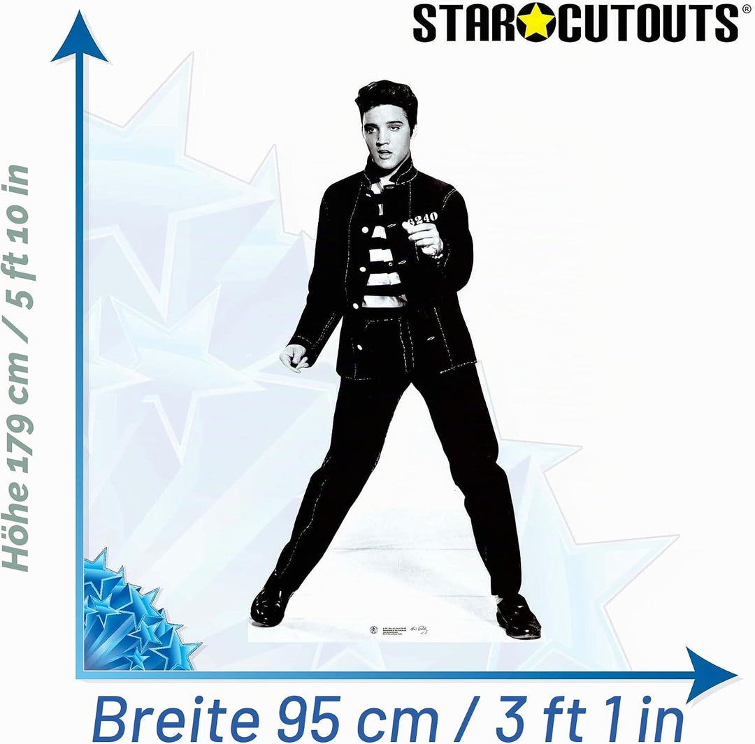 Star Cutouts Pappaufsteller von Elvis Jailhouse Rocks, Jailhouse Rocks