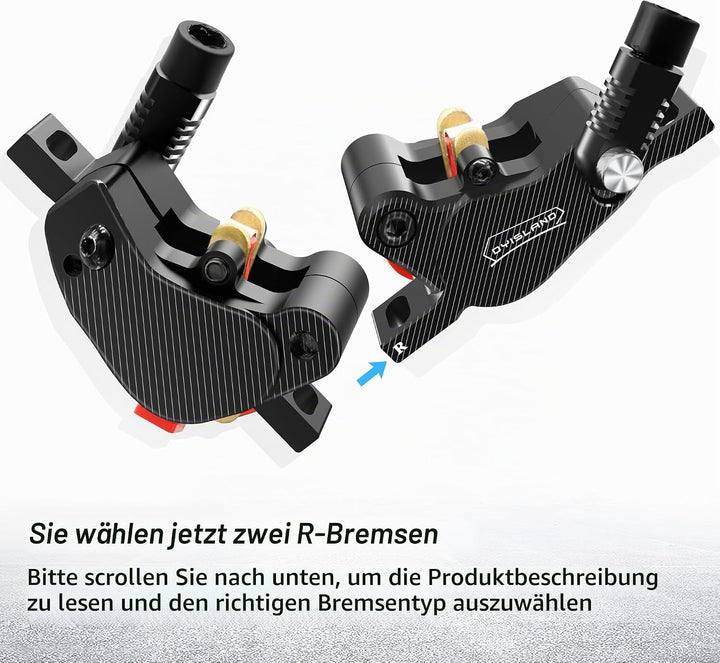 LD-210S Hydraulisches Scheibenbremsen-Set, 2-polig/Power-Off-Bremsset für Elektroroller/E-Scooter R-
