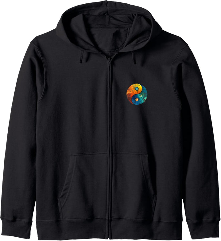 Yin Yang Elemente, Taoismus, Spiritualität, Yoga, Kampfsport Kapuzenjacke