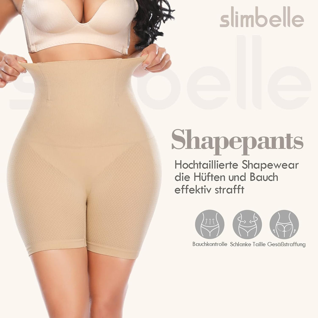 SLIMBELLE Miederpants Bauch Weg Damen Figurenformend Miederpants Tummy Control Shapewear Unterhose M