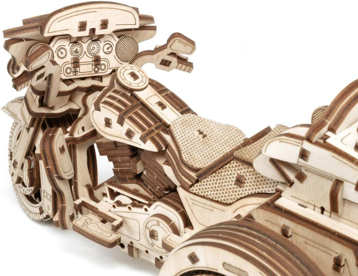 3D Puzzle Motorrad – DIY Motorrad 3D Puzzle Erwachsene & Jugendliche ab 14 Jahren – 3D Holzpuzzle mi