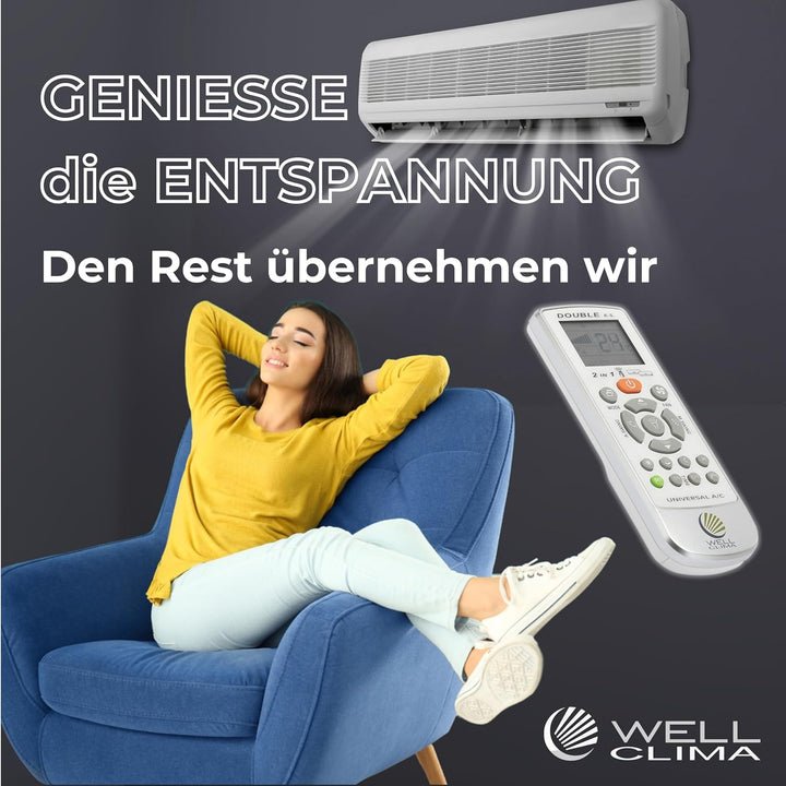 Wellclima, Fernbedienung für Ferroli, Fer Klima, Climaveneta, Starclima Sayonara, einzigartige Alter