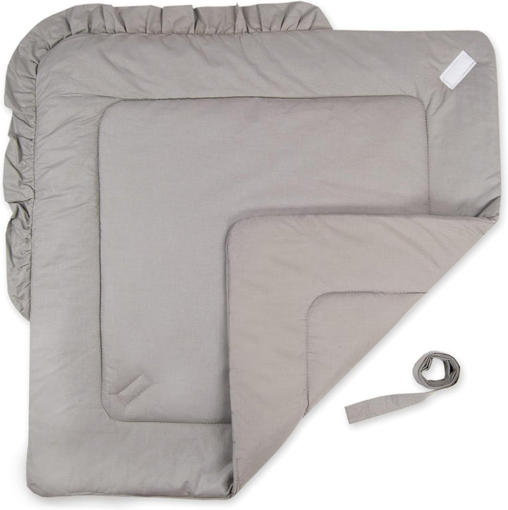 PIMKO Babyhörnchen mit rüschen Einschlagdecke Schlafsack Wickeltuch für Neugeborene und Kleinkinder