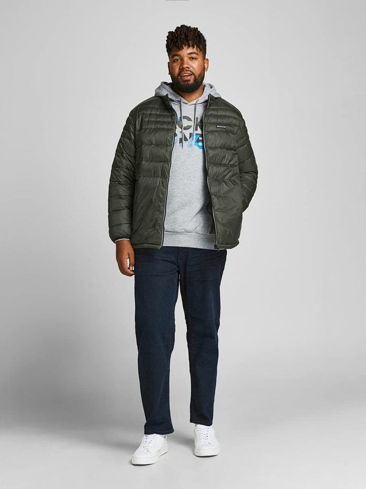 JACK & JONES Male Plus Size Jacke Nylon