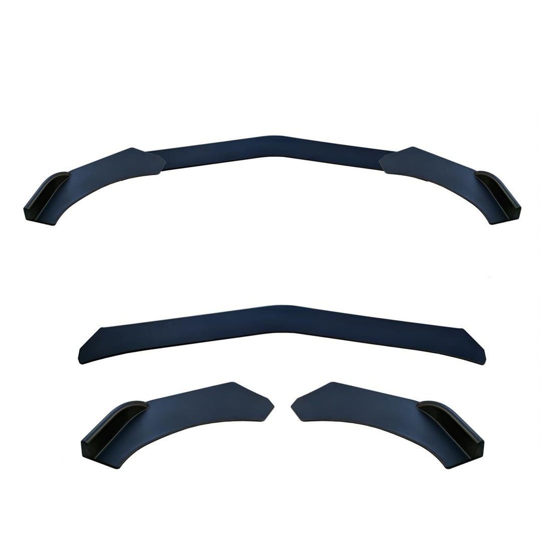 Simoni Racing Universelle Frontspoilerlippe 'Lip Splitter' - 3-teilig - ABS Schwarz