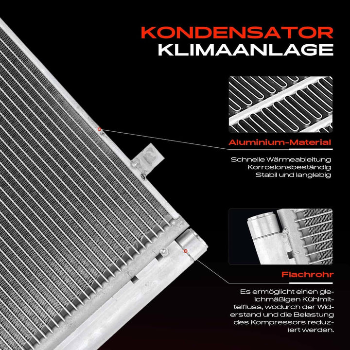 Frankberg Kondensator Klimaanlage Kompatibel mit Mii KE1 KF1 1.0L Electric 2011-2022 Citigo 1.0L 201