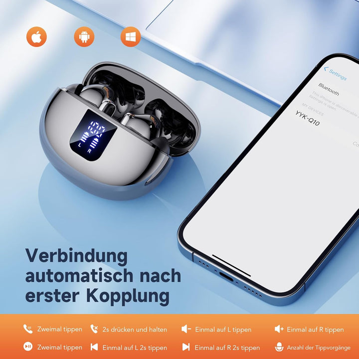 In Ear Kopfhörer Kabellos Bluetooth 5.4