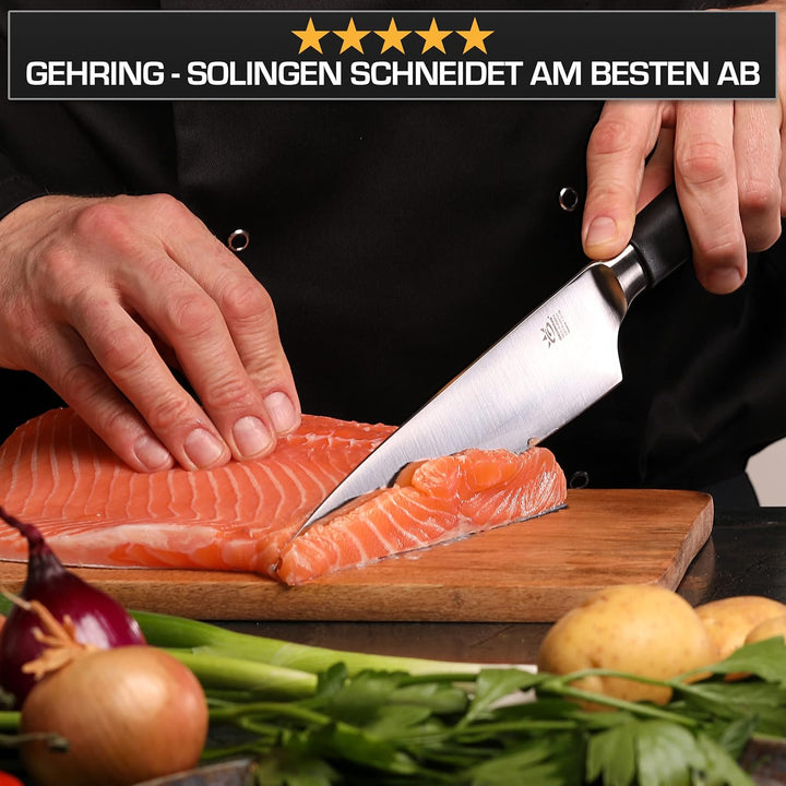 SOLINGEN HOME MYII | Kochmesser - scharfes Profi Küchenmesser, Made in Germany, eisgehärteter Edelst