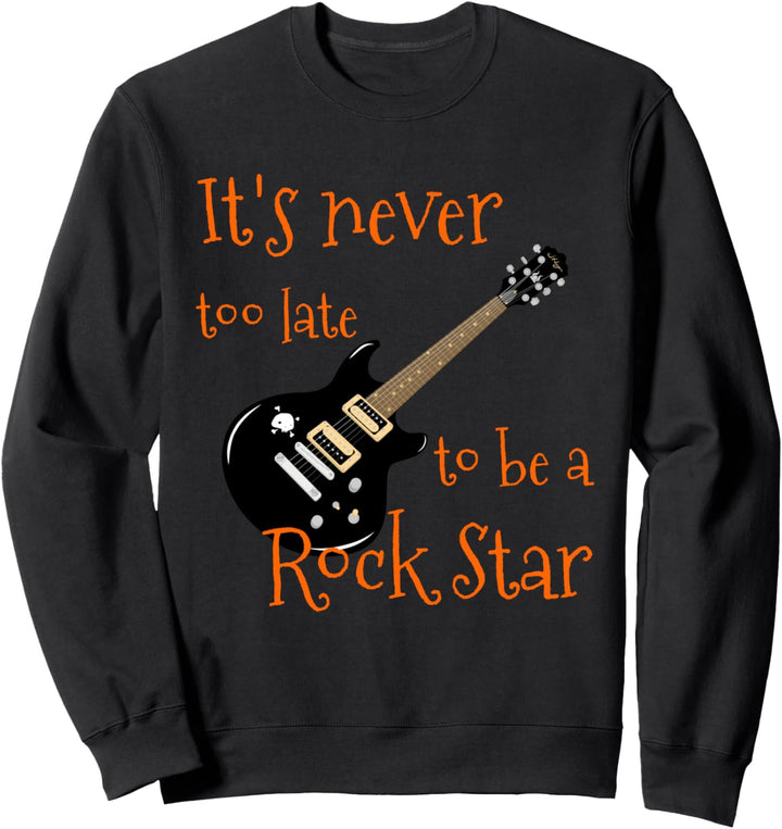 Rock'n'Roll Musik Rockstar Geburtstag Papa Opa Musiker Sweatshirt