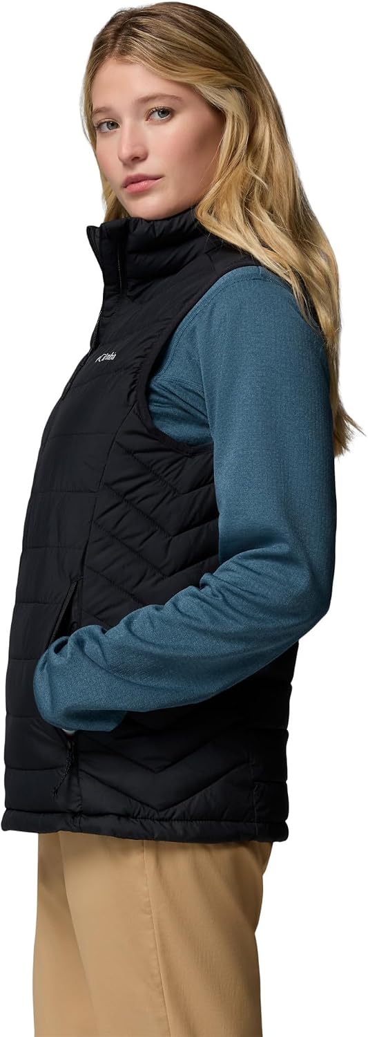 Columbia Powder Lite Vest, Steppweste für Damen, Schwarz