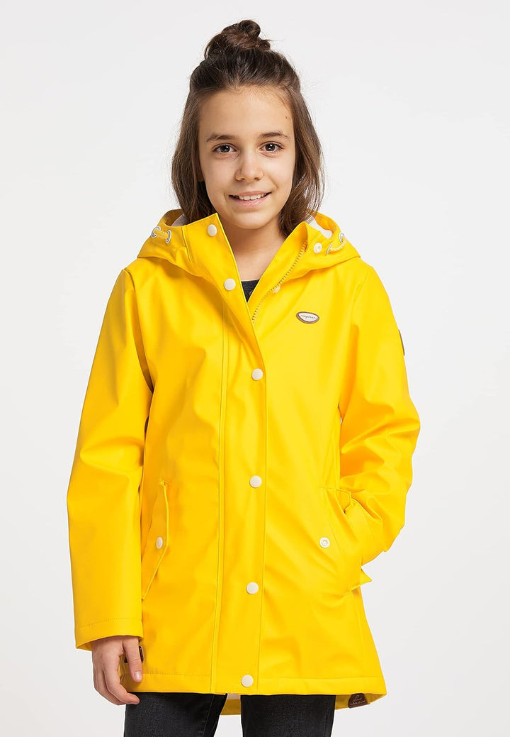 Ragwear Marjanka Mädchen Jacke Regenjacke Übergangsjacke Kinder Regenmantel Mantel Coat 152 Gelb, 15