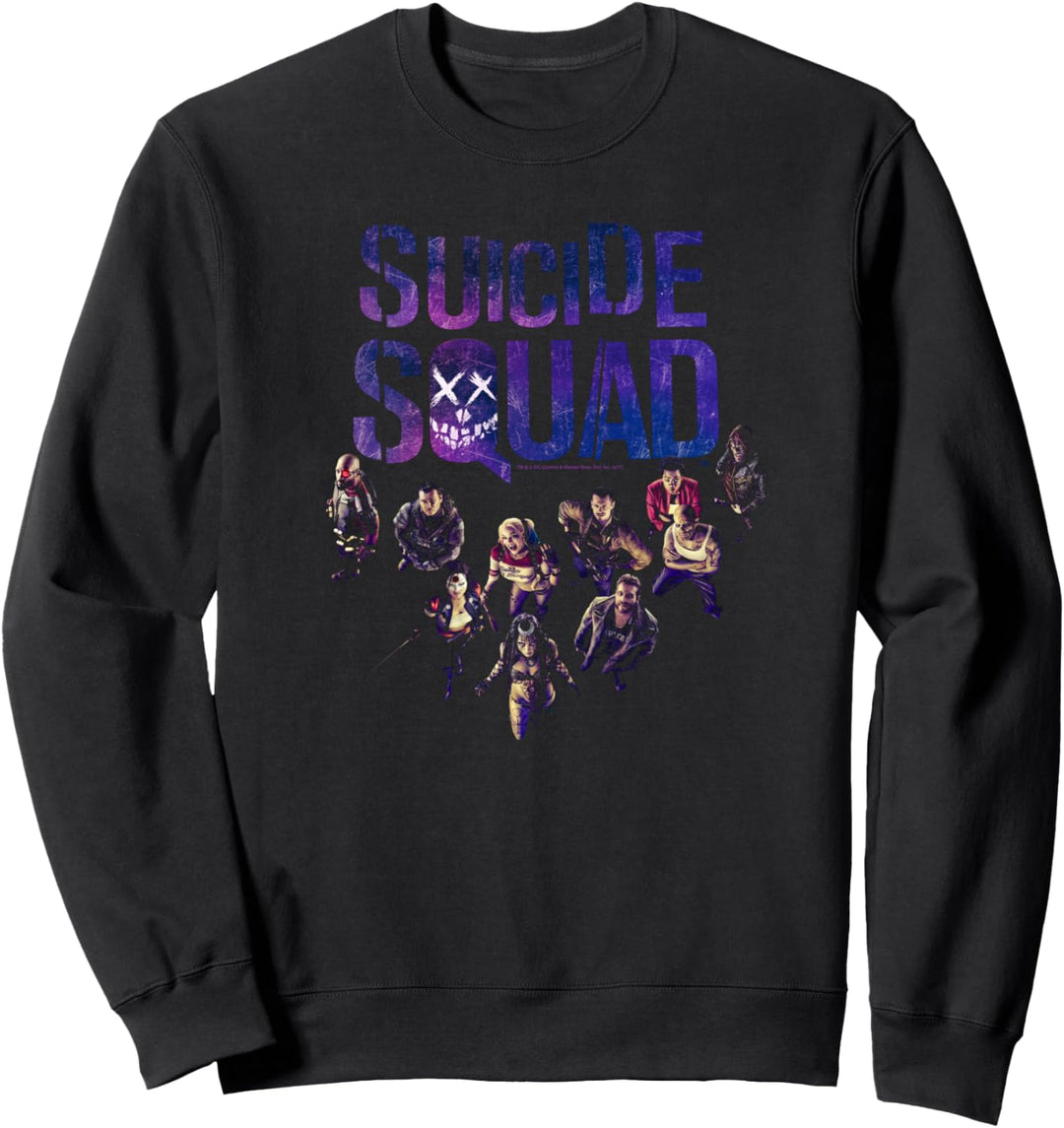 Suicide Squad Suicide Group Smile Sweatshirt