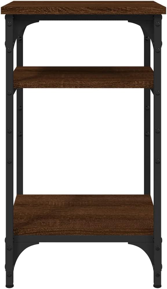 FIRBNUS Beistelltisch Braun Eichen-Optik Mini Beistelltisch Beistelltisch Sofa Beistelltisch Couch B