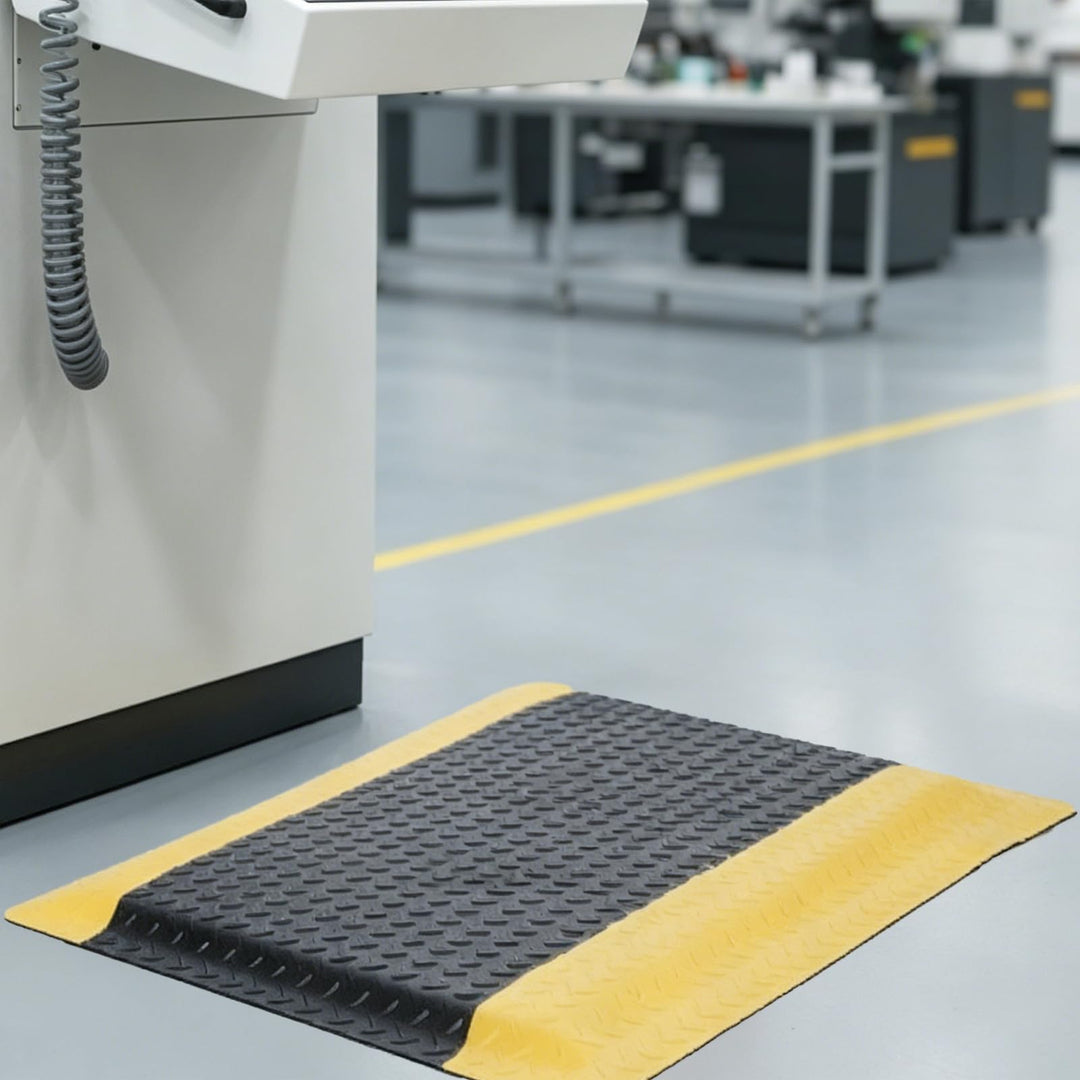 MYOYAY Anti-Ermüdungsmatte 60 × 90 cm Ergonomische Arbeitsmatte mit Noppen Design rutschfeste Stehma