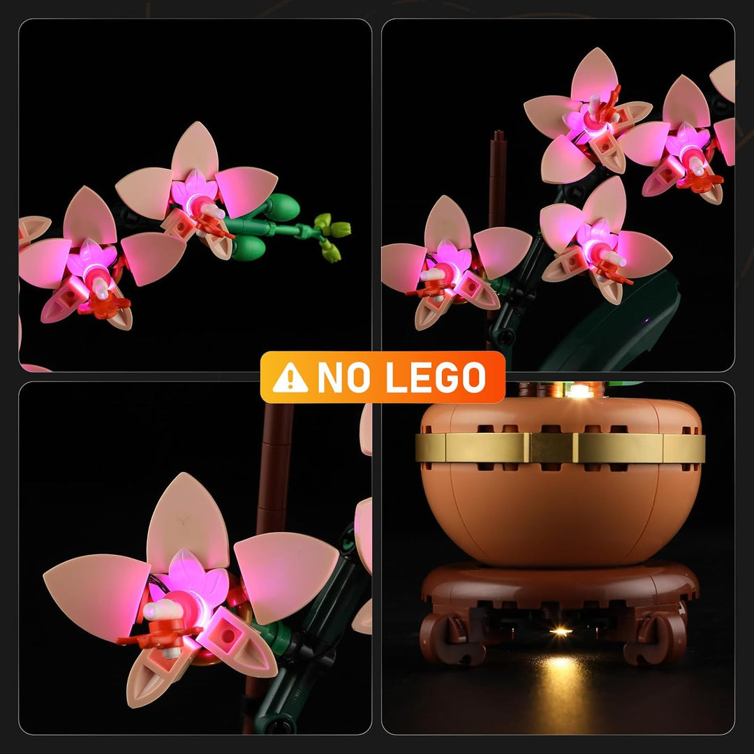 LIGHTAILING Licht-Set Für Lego-10343 Mini-Orchidee - Led-Beleuchtungsset Kompatibel Mit Lego Baustei