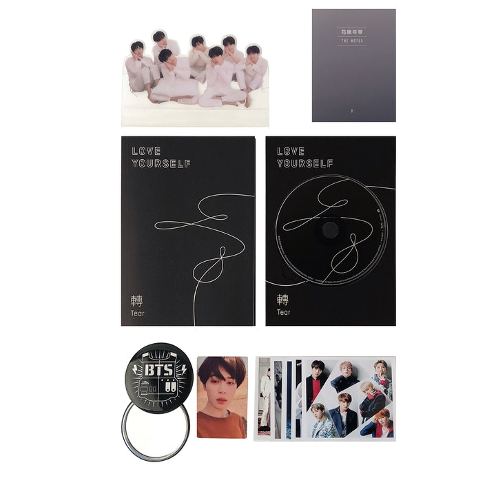 BTS 3rd Album - LOVE YOURSELF 轉 TEAR [ Y ver. ] CD + Photobook + Mini Book + Photocard + Standing Ph