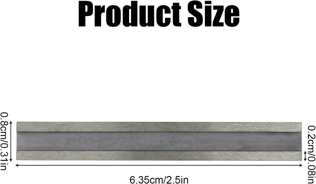 2stk Hartmetall-Farbschaberklingen, 6,35cm Zweischneidige Wendbare Schaberklingen Aus Legiertem Stah