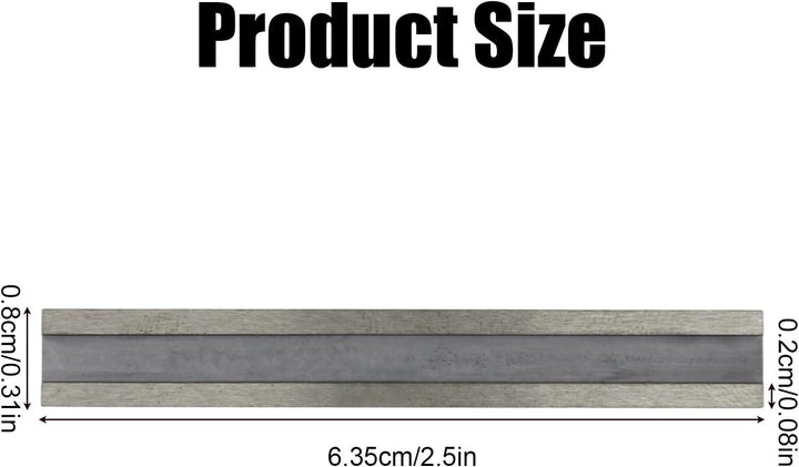 2stk Hartmetall-Farbschaberklingen, 6,35cm Zweischneidige Wendbare Schaberklingen Aus Legiertem Stah