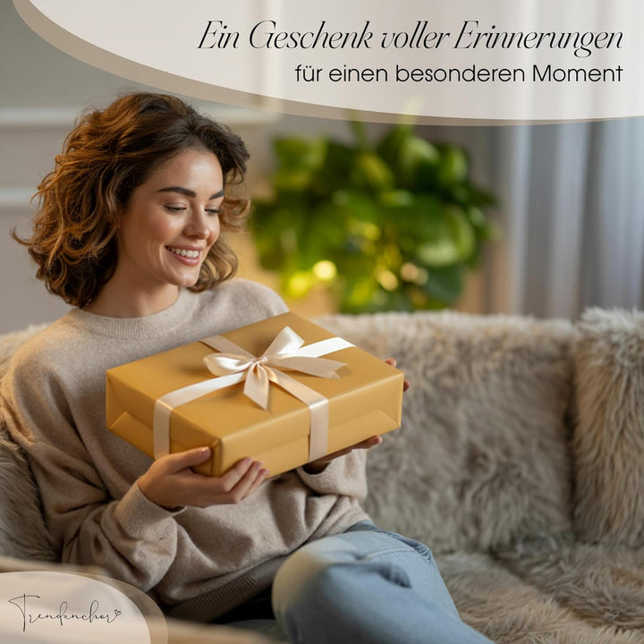 Mein JGA Gästebuch Leinen mit Goldprägung inkl. Gästekarten zum Ausfüllen - Erinnerungsbuch für Jung