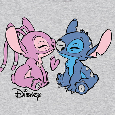 Disney Stitch Pullover Mädchen | Stitch Und Angel Sweatshirt Mädchen | Pullover Für Mädchen 152 Swea