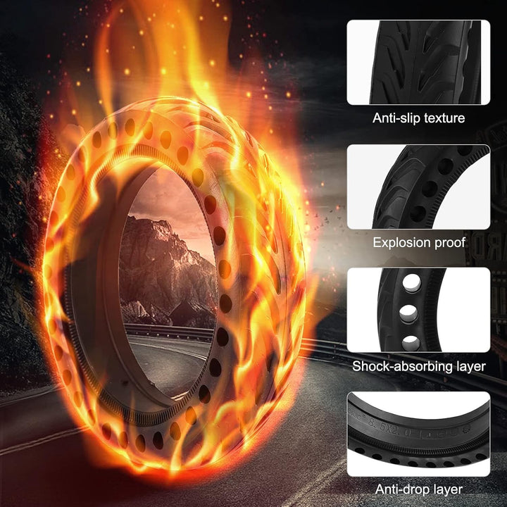 OUXI Xiaomi M365 Reifen, 8,5 Zoll Ersatzreifen Solid Reifen Mit 1 Montagewerkzeug Für Mijia Mi Xiaom