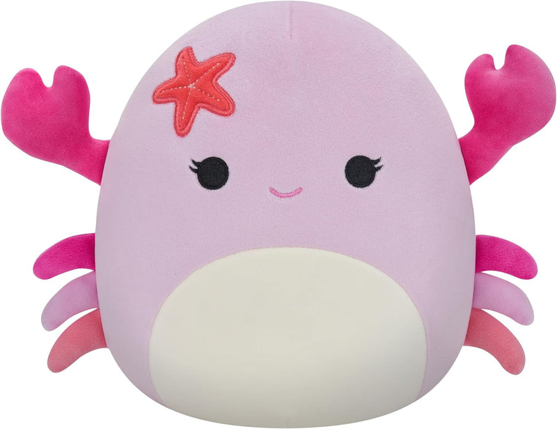 Squishmallows Original 7,5 Zoll Cailey – Pink Crab – Add Cailey to your Squad, Ultrasoft Stuffed Ani