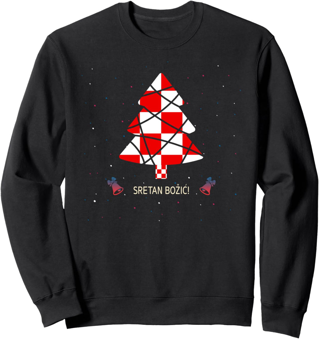 Sretan Bozic Weihnachten Kroatien Sweatshirt