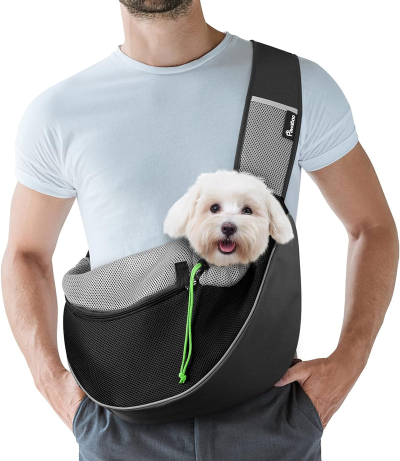 Pawaboo Hundetragetasche, Hundetasche, Verstellbare Tragetasche Hund, Haustier Umhängetasche Transpo