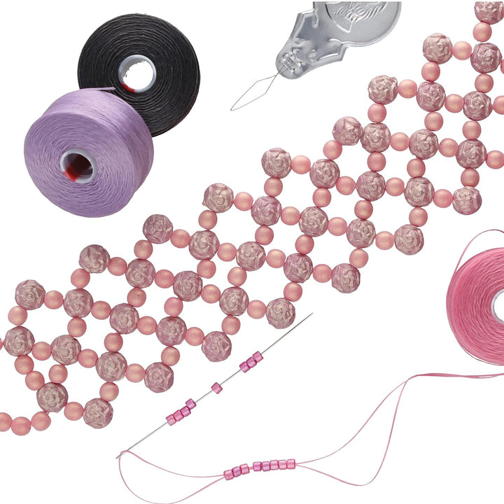 The Beadsmith Basic Elements Perlennadeln, Grösse 10, Packung mit 25 Stück, zum Weben von Webperlen,