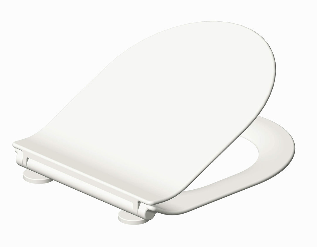Grünblatt Premium WC Sitz Duroplast Toilettendeckel Klobrille Absenkautomatik Toilettensitz abnehmba